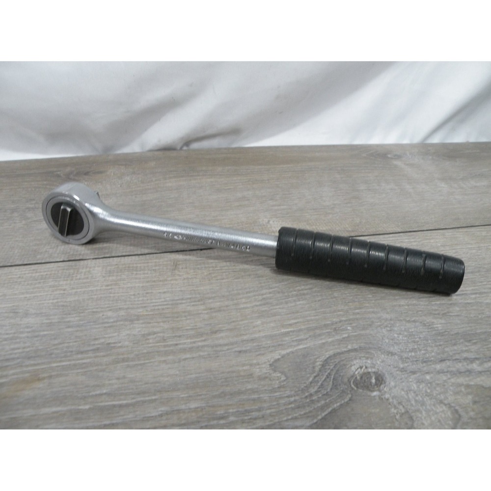 Powr-Kraft 4360 3/4 Drive Ratchet Wrench 12 in Black Grip Steel Hand Tool